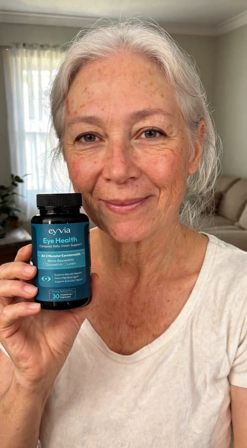 An EYVIA customer at home.
